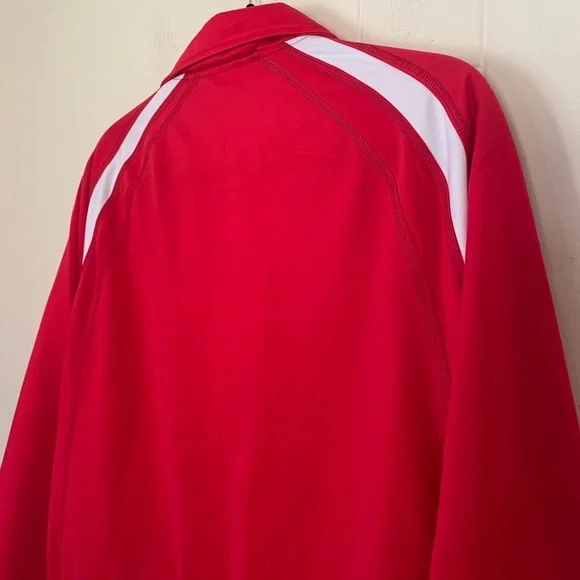 Barstool Sportsbook Red Zip Up Jacket ~ Sport-tek ~ Men’s Size L - Picture 8 of 15